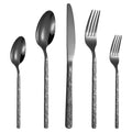 Thick Handle  Eco-Friendly Stainless Steel Cutlery Set with Felt Packaging Bag Finish for Weddings Special Occasions