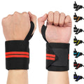 For Workout Fitness Weight Lifting Gym Adjustable Wear-Resistant Elastic Wrist Wraps Custom Logo High Quality Brace Support