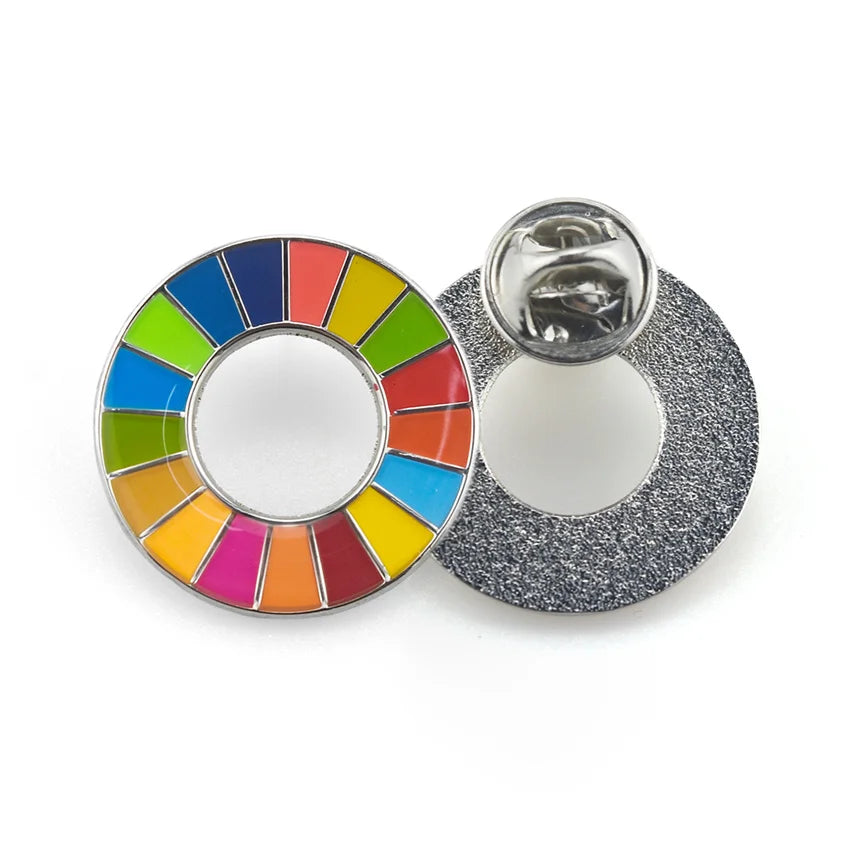Zinc Alloy Multicolor Customized Brooch Metal Lapel Pins Casting Traditional Style for Wholesale Clothes Accessories