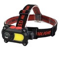 Super Bright COB Head Light Lamp Long Range USB Rechargeable Headlight Built-in Lithium Battery Waterproof Portable LED Headlamp