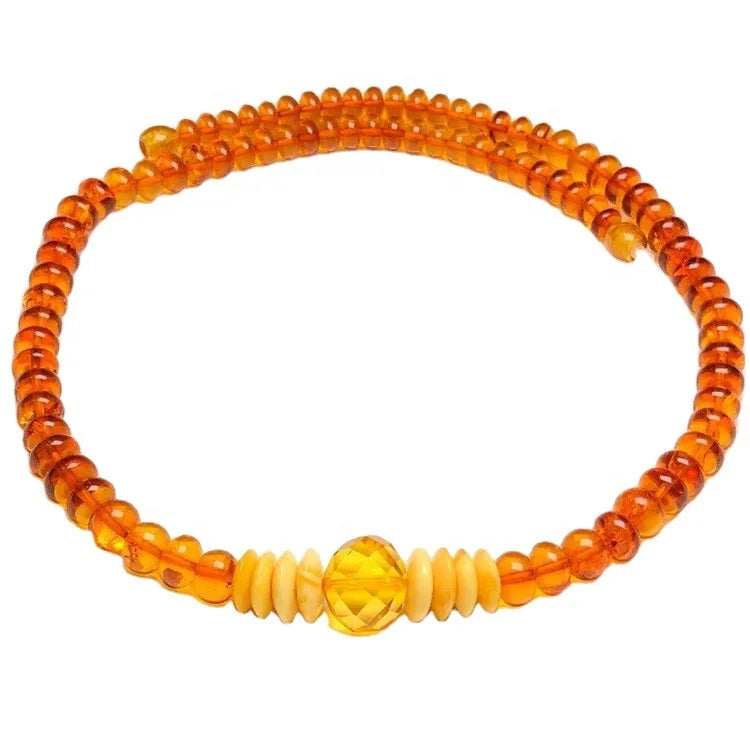 2021 Personalized  Fashion Amber Necklace
