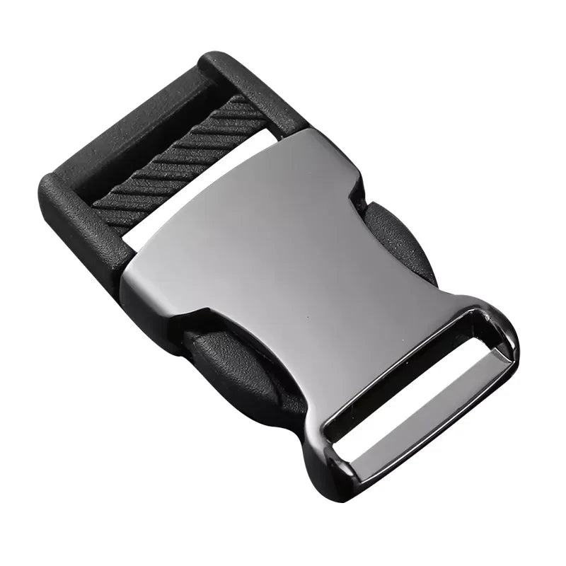 Manufacturers Wholesale 35MM Clip Side Quick Release Metal Metal Half Belt Buckle Custom Logo Slide Adjustable Metal Buckle