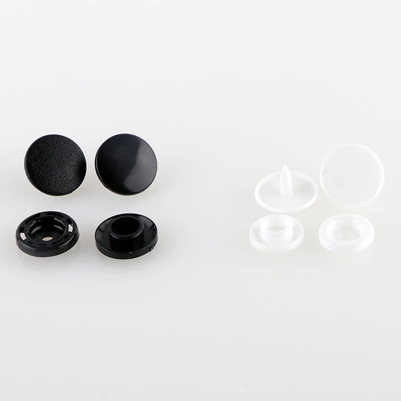 Custom Black White Colorful PP Pom 13mm Customized Plastic Snap Button for Quilt Cover