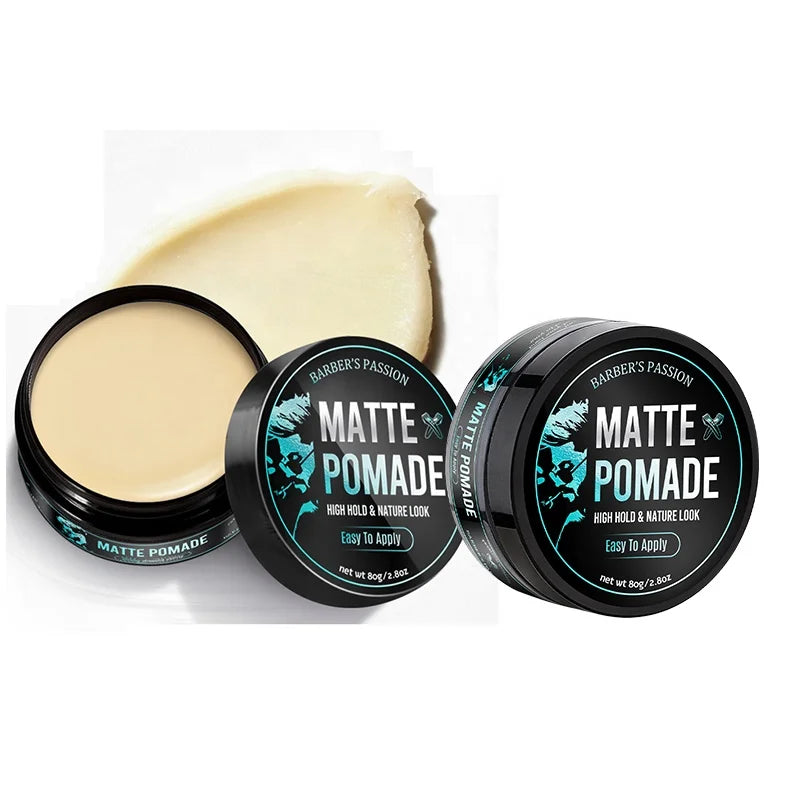 Barberpassion Firm Hold No Shine Organic Men Matt Finish Hair Clay Pomade