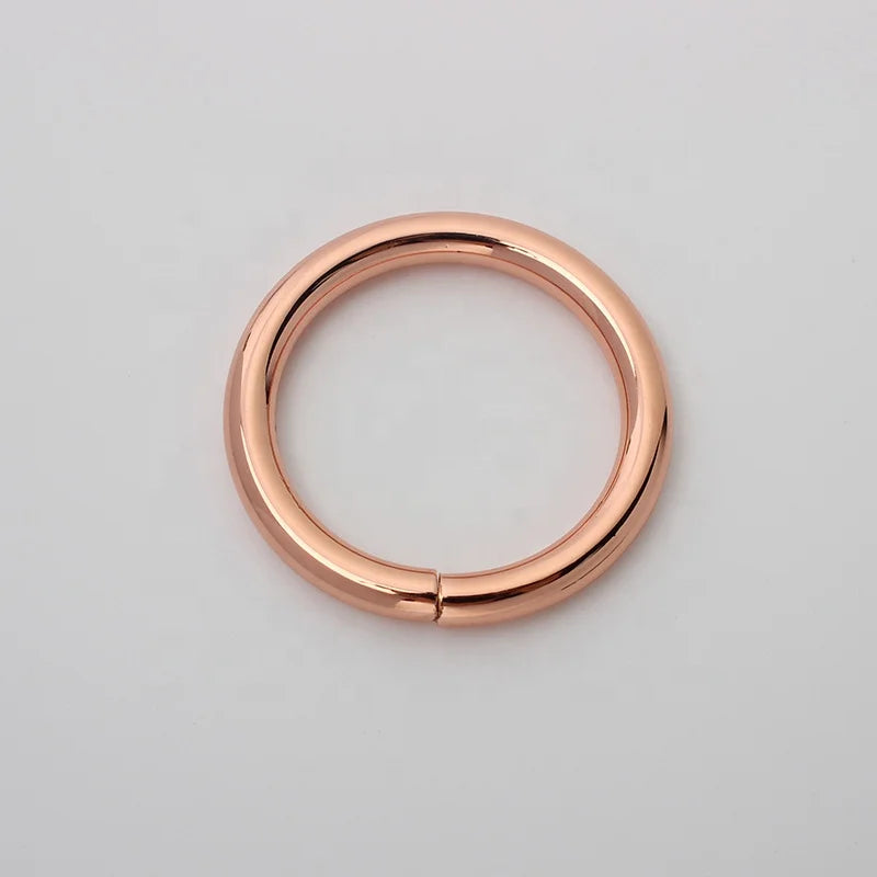 Nolvo World 7 Colors Full Size Rose Gold Metal Gate O Ring Customizable Clasp for Bags MegaBDM