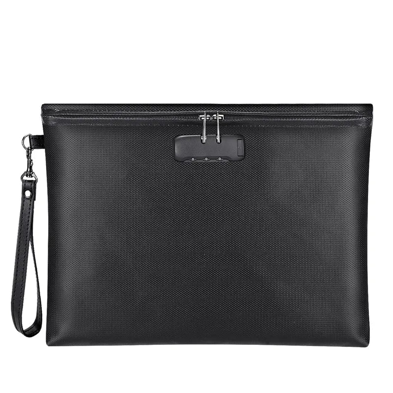 YIHUAXING Hot Sale Fireproof and Waterproof File Bag Money Document Storage Bag