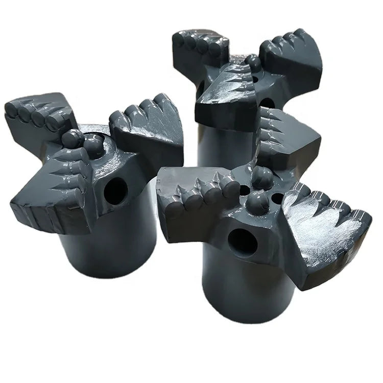 PDC Water Well Drill Bit 130mm 150mm 220mm Three Wings Alloy Drill Bits for Complex Formation