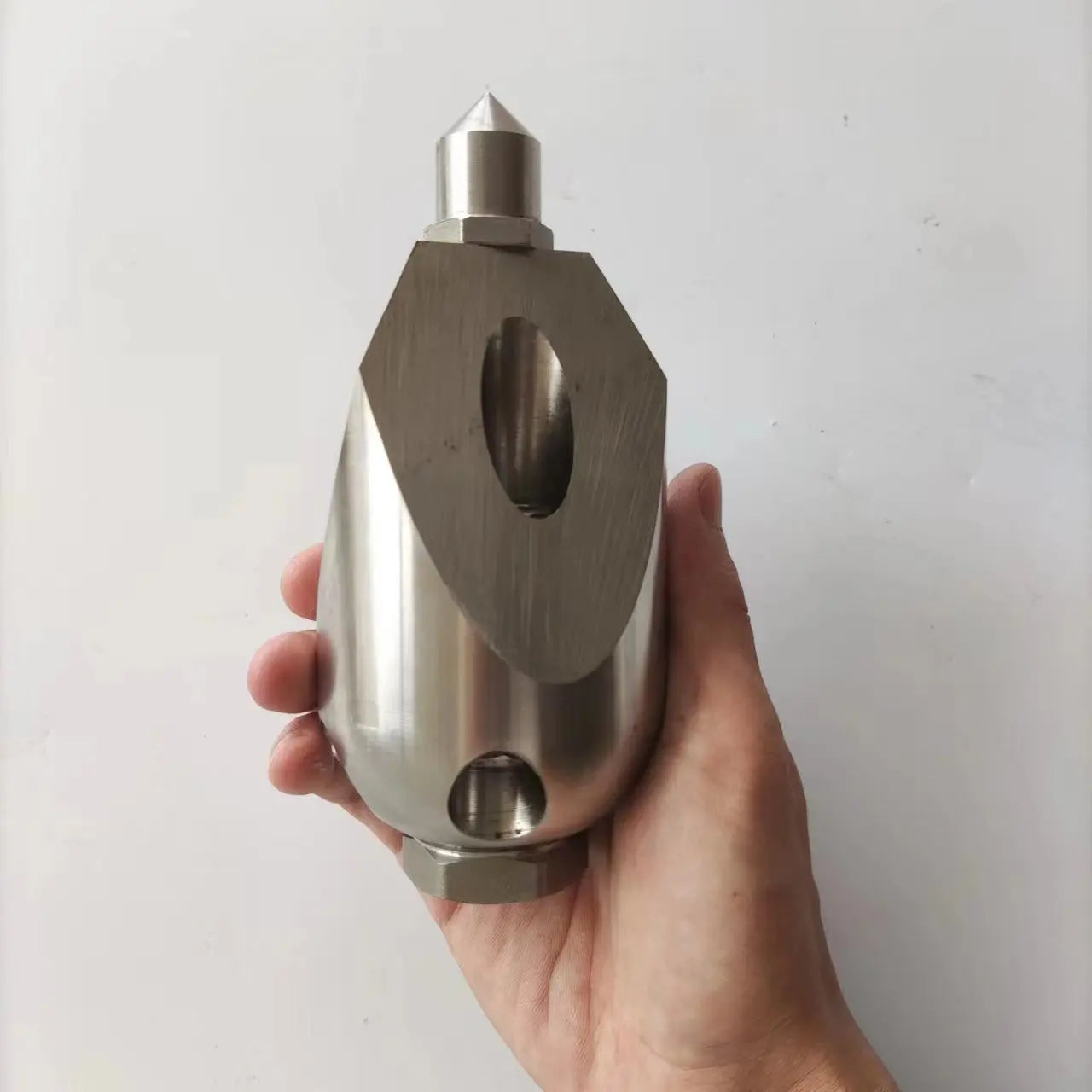 Stainless Steel Ceramics Jetter Nozzle Sewer Cleaning High Impact Piercing Nozzle