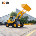 TDER Front Mini 1 Ton Wheel Loader Small Wheeled Loader Cargador