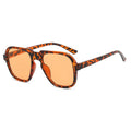 STORY 2025 Designer Pilot Shades UV400 Orange Lens Tinted Gradient Sun Glasses Vintage Square Aviation Sunglasses Women Men