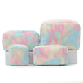 New Arrival Factory Low Moq Stock Luxury Terry Soft Gift Bulk Cosmetic Bags Makeup Pouch Bag Custom Cosmetic Bag