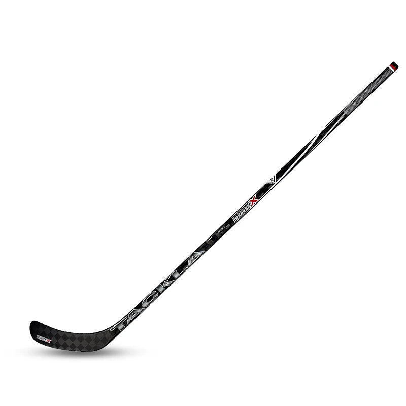 TACKLA Black 100% Carbon Fiber Material Super Light Strong Durable Waterproof Ice Hockey Stick