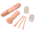 Cute 4-in-1 Ladies Travel Makeup Brush Set Foundation Opp Bag 30sets Synthetic Hair Pink Beauty Care Makeup Tools