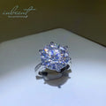 New Arrival Silver 925 Original 10 Carat Brilliant Cut Diamond Test Past Sparkling D Color Moissanite Ring Real Gemstone Jewelry