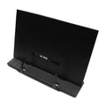 Foldable Desktop Music Stand Portable Cookbook Tablet Book Reading Metal Stand Holder Bracket Black 6 Levels Adjustable Angle