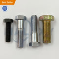 MALAXY Half-Threaded M48 X 200Mml X P5 Scm435 Metric Heavy Black Hex Bolt