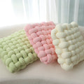 Northern Europe Pillow Knitted Yarn Square Woven Chair Cushion Seat Cushion Sofa Backrest Decorate Bay Window Pad