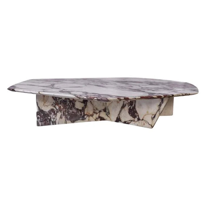 OEM Service Geometrik Modern Marble Coffee Table Calacatta Viola Marble Table Marble Customized Coffee Table