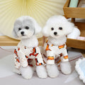 Dog Clothes Printed Cute Pet Four Legged Home Clothe