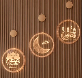 New Design LED Battery Window Ramadan Light Muslim Ramadan Festival Decorative LED Lights