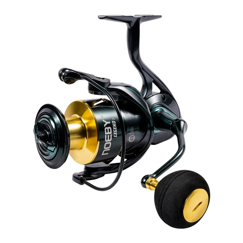 NOEBY CNC Saltwater Fishing Max Power 25kg Pesca Spinning Fishing Reels