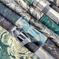 M&Y Alert Jacquard Wave Design 100% Polyester Curtain Fabric Yarn Dyed Natural Style 280cm Width Instant Home Transformation