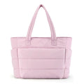 New Trendy Padded Cotton Puffer Design Handbag Women's Tote Bag Large Capacity Laptop Handbag for Travel