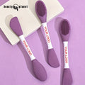 Beauty Planet Double Side Soft Silicone Facial Cleaning Brush Washing Massage Silicone Scrubber Face Clay Mask Application Brush