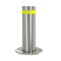 OEM Price Stainless Steel 350W Traffic Barrier Hydraulic Rising Semi Automatic Retractable Parking Bollards with Key