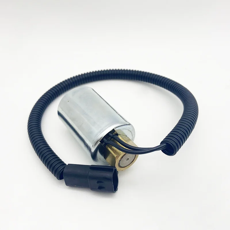 TALUADA Rotary Solenoid Valve Coil Valve Core Rotary Solenoid Valve Assembly for Excavator SH120 SH200A3