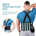 New Design Double Strap Steel Plate Waist Belt Working Lower Back Support Brace for Men Women Pain Relief
