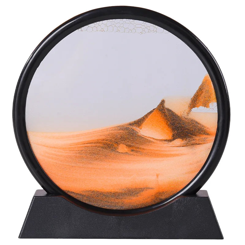 Nordic Creative Hourglass Glass Quicksand Painting Ornaments Home Office Decorations Decompress Art Decoration Gifts
