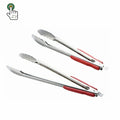Exquisite Advanced Kitchen Products Stainless Steel Food Clip Tongs 12 Inch BBQ Durable Kitchenware Tong