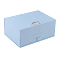 Custom Printing logo Rigid Cardboard Luxury Double Drawer Packaging Gift Box Paper Boxes