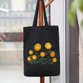 DIY Needle Embroidery Kit Ribbon Embroidered Canvas Bag Manual DIY Embroidered Single Tote Bag