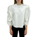 Custom Pretty Ladies White Casual Designs Lace Cuffs Blouses for Women Elegant for Daily Life