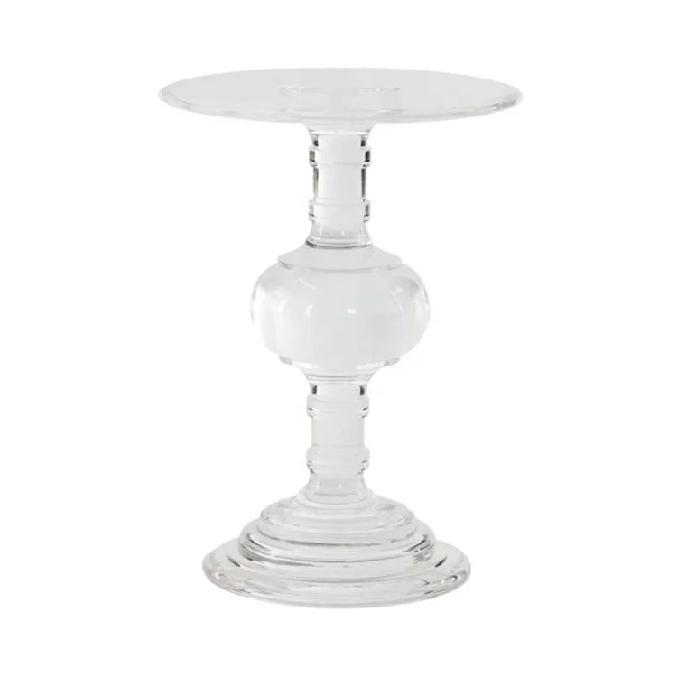Classic Transparent Acrylic Side Table with Strong Circular Top Clear Acrylic Drink Table Furniture Display Racks