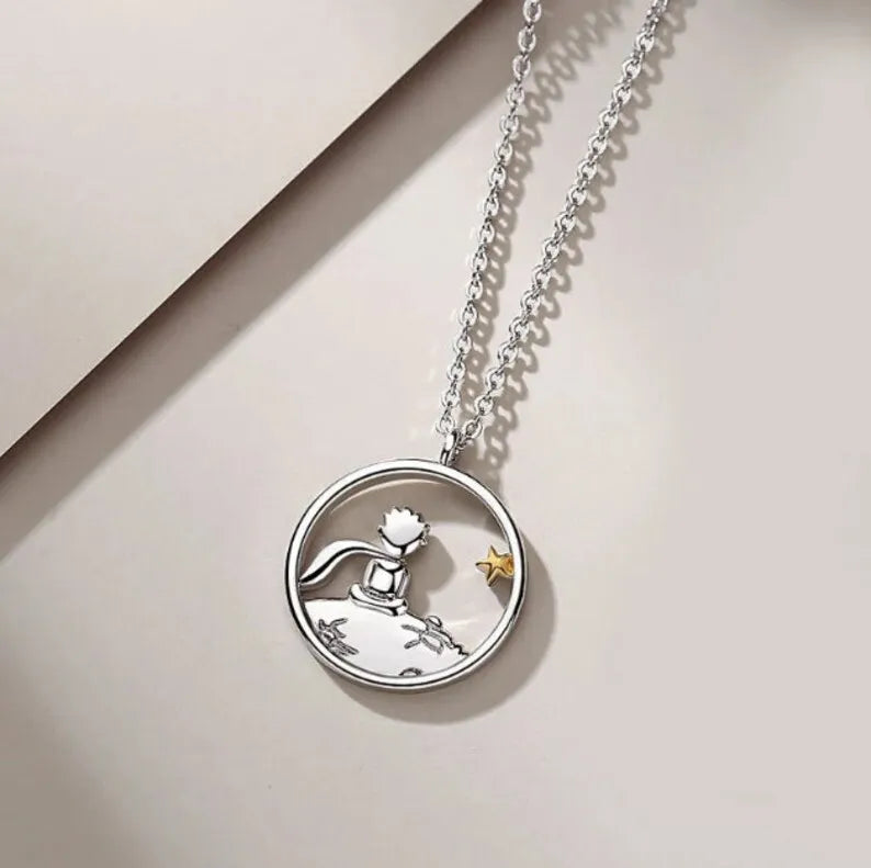 New Prince Little Fox Pendant Necklace for Couples Fashion Lovers Best Couple Necklace Valentine's Day Jewelry