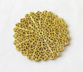 Large Brass Stamping 65.5mm Filigree Findings DIY Crafts for Fashion Design