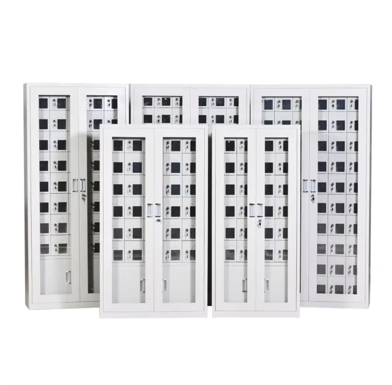 GDLT Metal Multi-Purpose Phone Lockers Storage Cellphone Charging Locker for Public Places