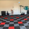 Modern Design New Model PP Garage Workshop & Warehouse Floor Tiles Dalle PVC Garage Floor Tiles for Villa Vinyl Flooring