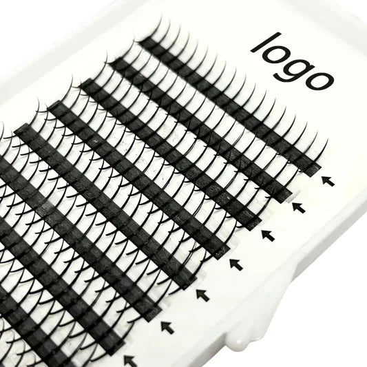 5-17mm Spikes Single Silk Pre Made Mink Premade Fans Spikes Eyelash Extensions for Salon Individual Eyelashes