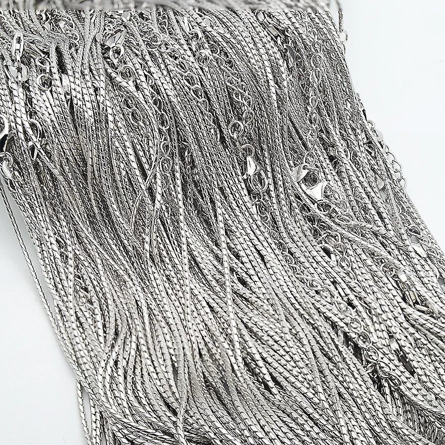 Factory Wholesale Directly Solid Silver S925 Tight Curb Chain