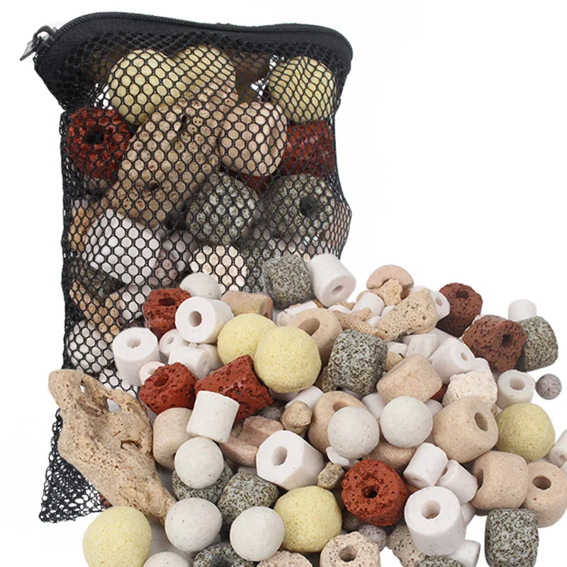 Water Purification Filter Ball Ceramic Fish Tank Bacteria House Coral Bone Bio Filter Media