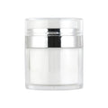Lotion Face Cream Cosmetic Packaging Container Refillable 15g 30g 50g 100g Empty White Plastic Airless Plastic Jar Acrylic