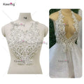 Wholesale Tops Crop Embroidery Rhinestone Appliques Bodice Crystal Wedding Dresses  WDP-294