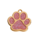 Cute Zinc Alloy Dog Cat Bear Pet Paw Print Charms Pendant for Diy Pet Necklace Jewelry Making