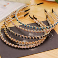 Korean Fashion Crystal Hair Hoop Simple Pressure Hair Non-slip Head Band Temperament Water Drill Women Headband
