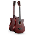 Wholesale Cheap Price Novice Beginner Students  Practice Instrument 38 Inch Folk Guitar Acoustic Guitar