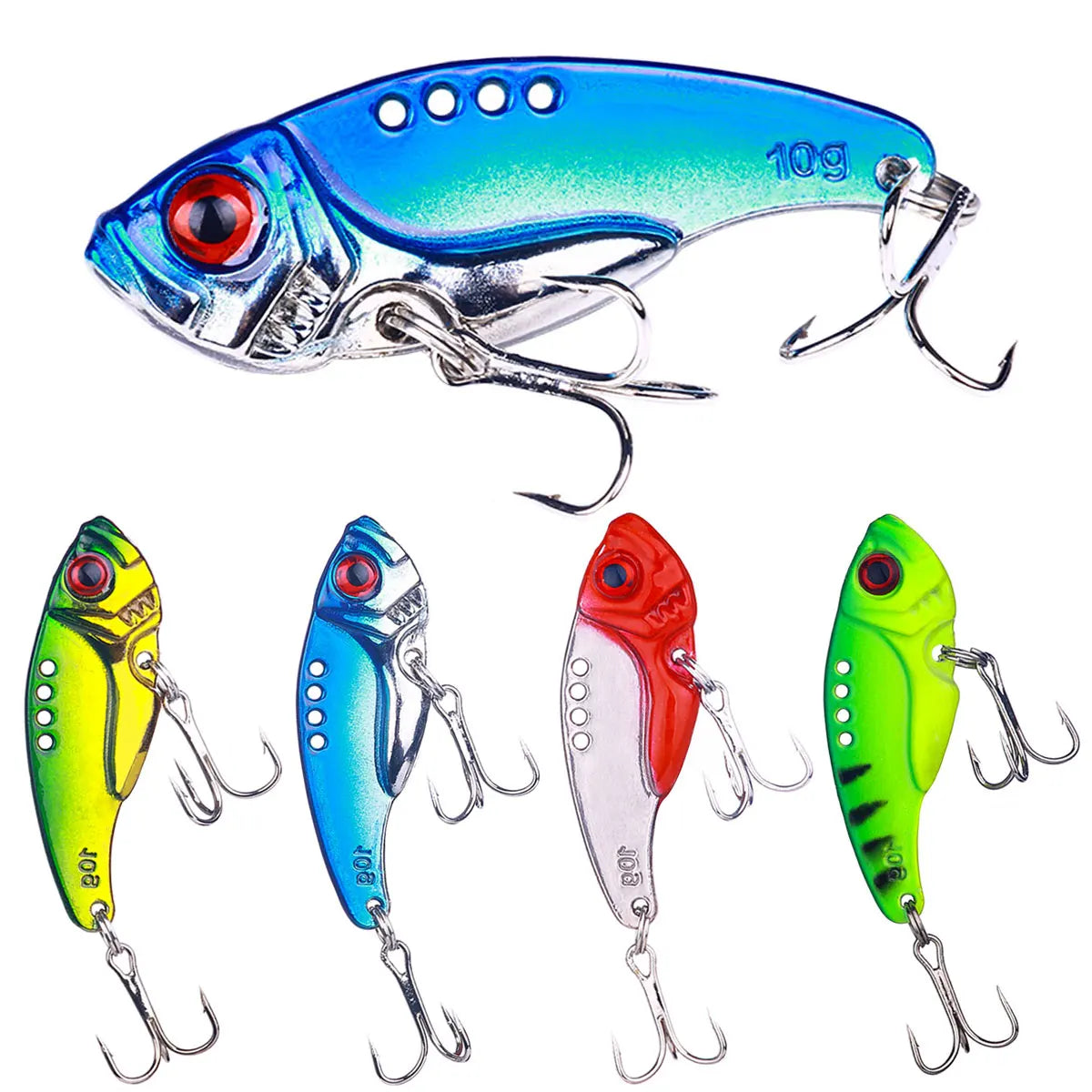 5.CM-10G VIB Fishing Lure Mental Bionic Lure Bait Worldwide Hot Selling Hard Lure Vib